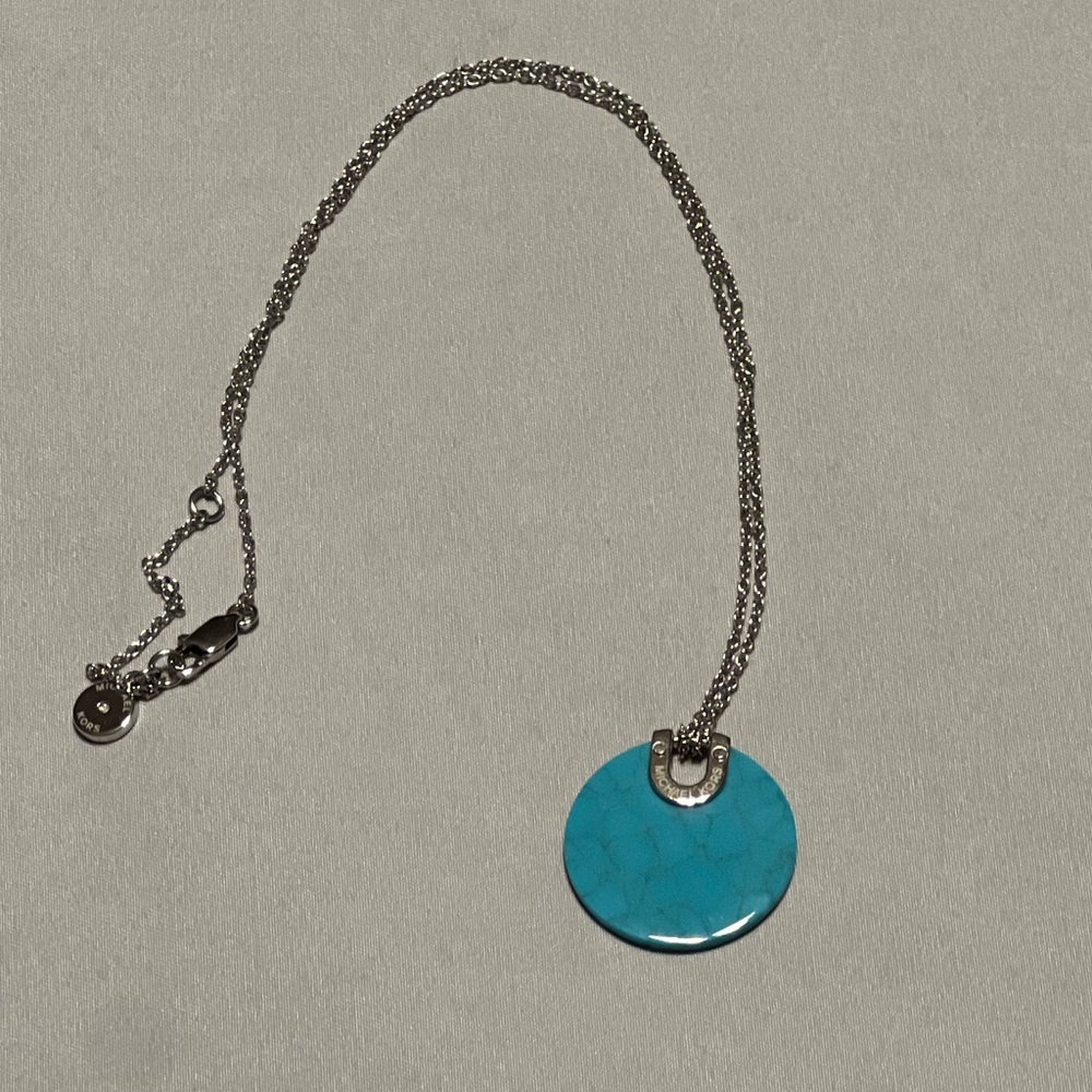 NWOT Michael Kors Turquoise Pendant Necklace